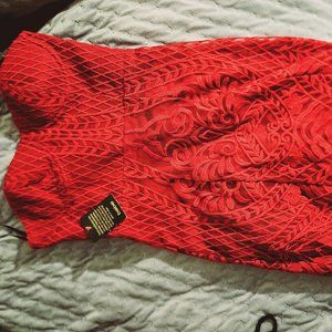 Bebe Hot Red Sexy Dress